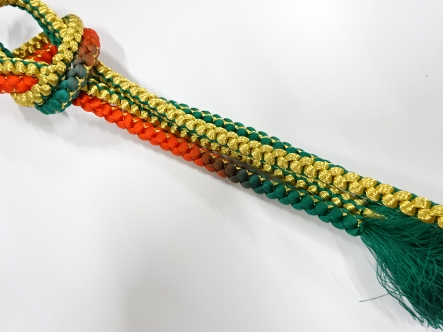 正絹　手組帯締め